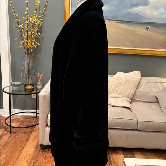 Vintage Donnybrook Faux Fur Black Jacket~Size Small - Picture 7 of 7